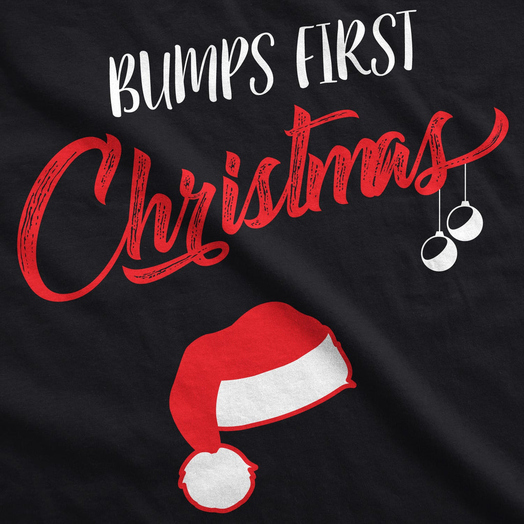 Bump's First Christmas Maternity T Shirt product image 2