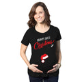 Bump's First Christmas Maternity T Shirt product image 1
