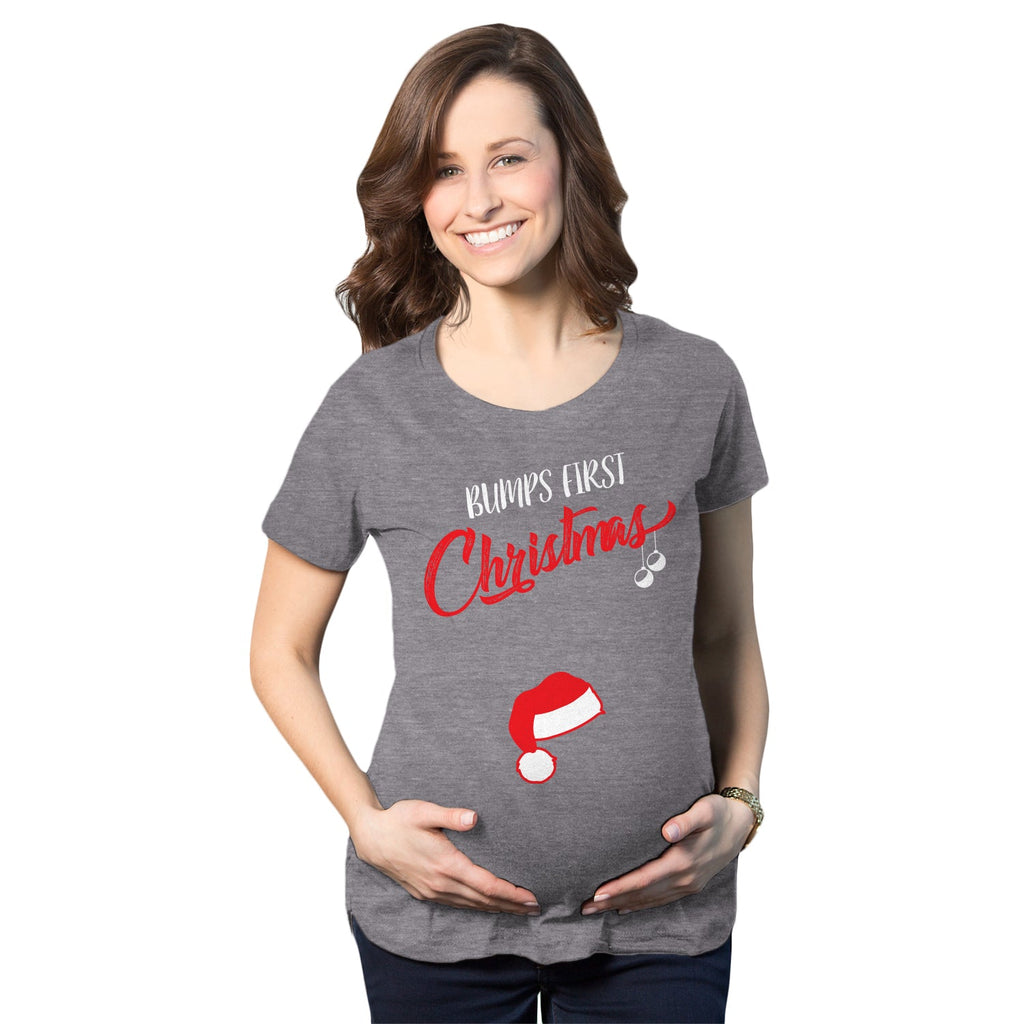 Bump's First Christmas Maternity T Shirt product image 5