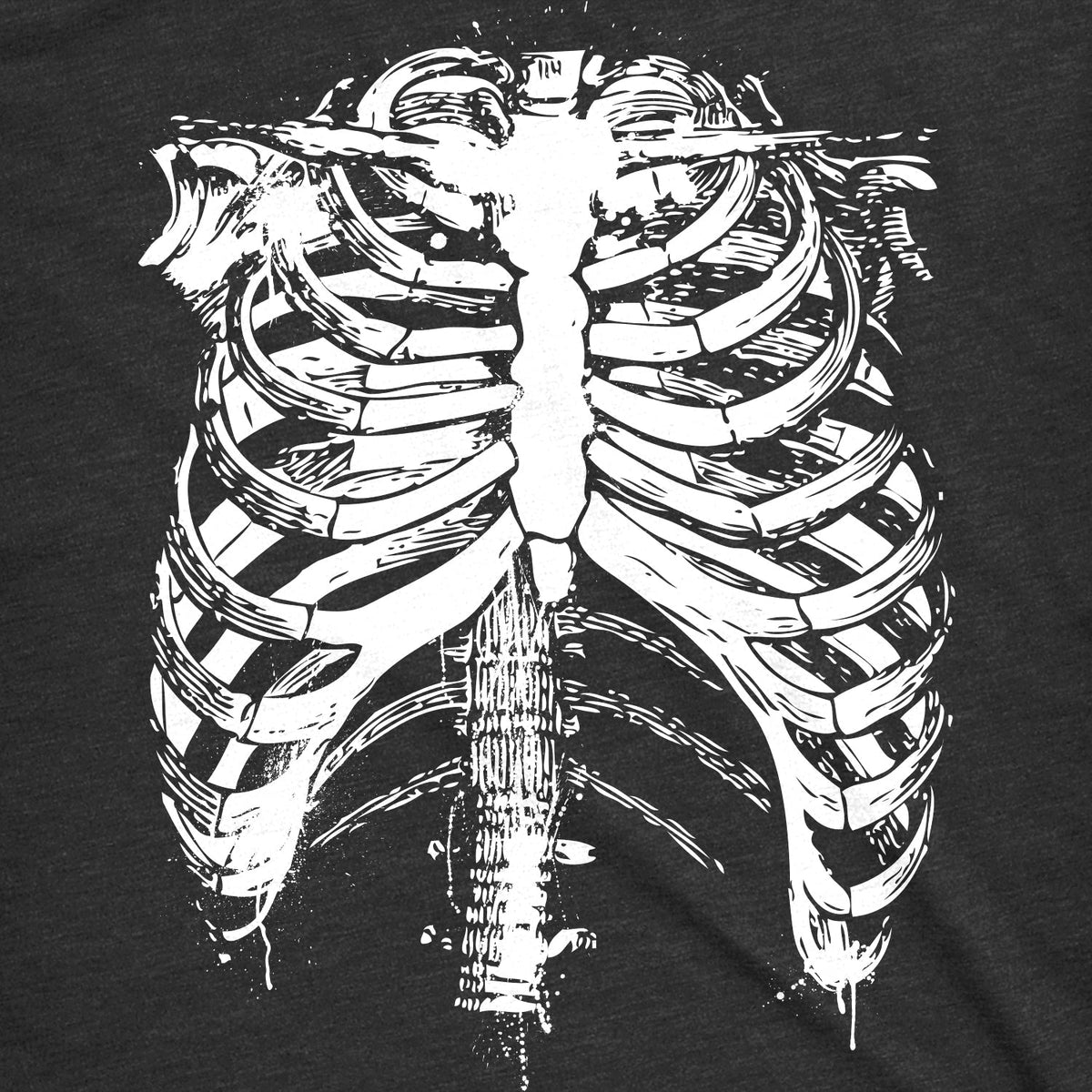 Splattered Rib Cage Men's T Shirt product image 3
