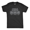Mens 100% Chance Of Gaming T Shirt Funny Nerdy Video Games product image 1