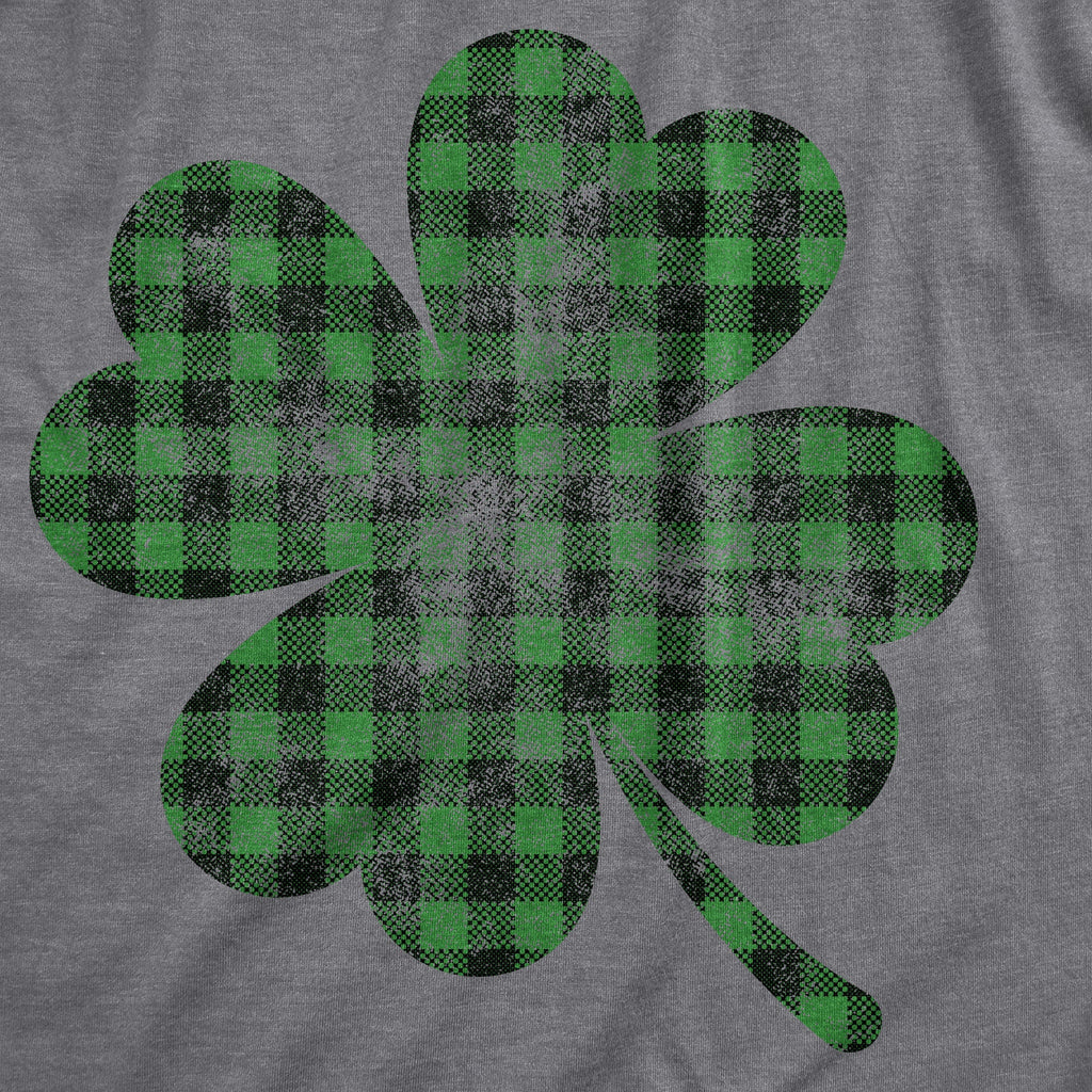 Buffalo Plaid Shamrock Women's T Shirt product image 3