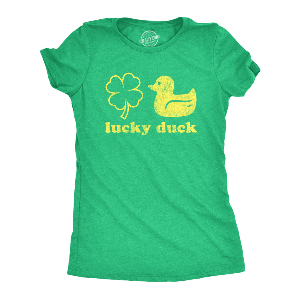 Lucky Duck Clover Women's T Shirt product image 1