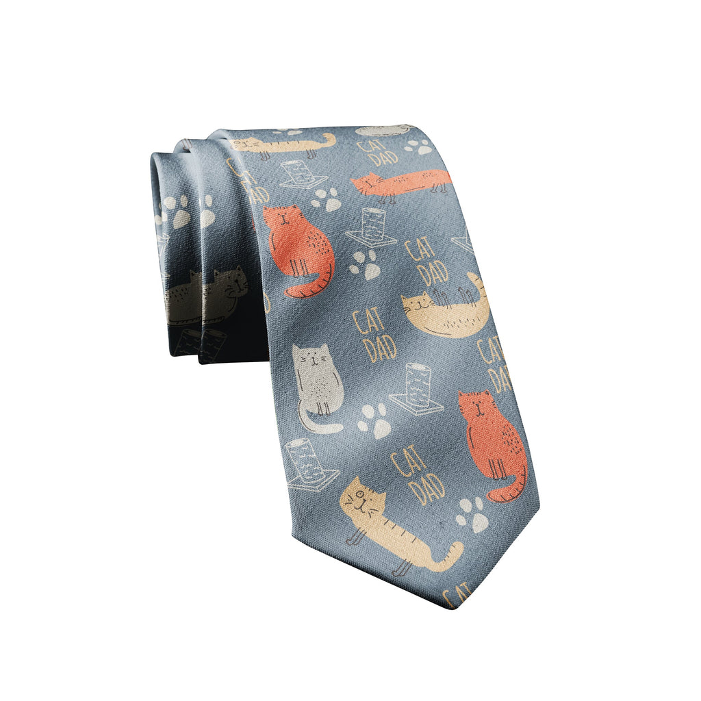 Cat Dad Tie