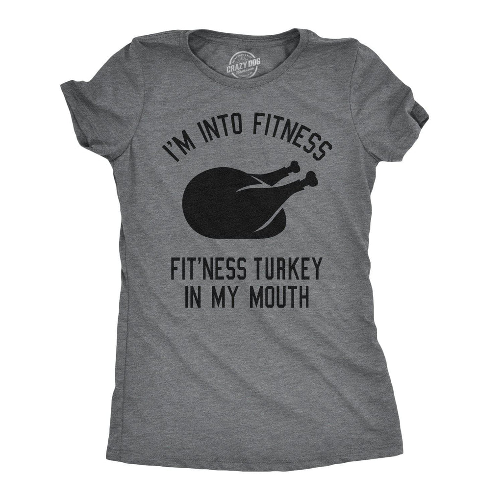 Fitness Turkey In My Mouth Women's T Shirt product image 1