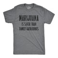 Marijuana Is Safer Than Family Gatherings Men's T Shirt product image 1