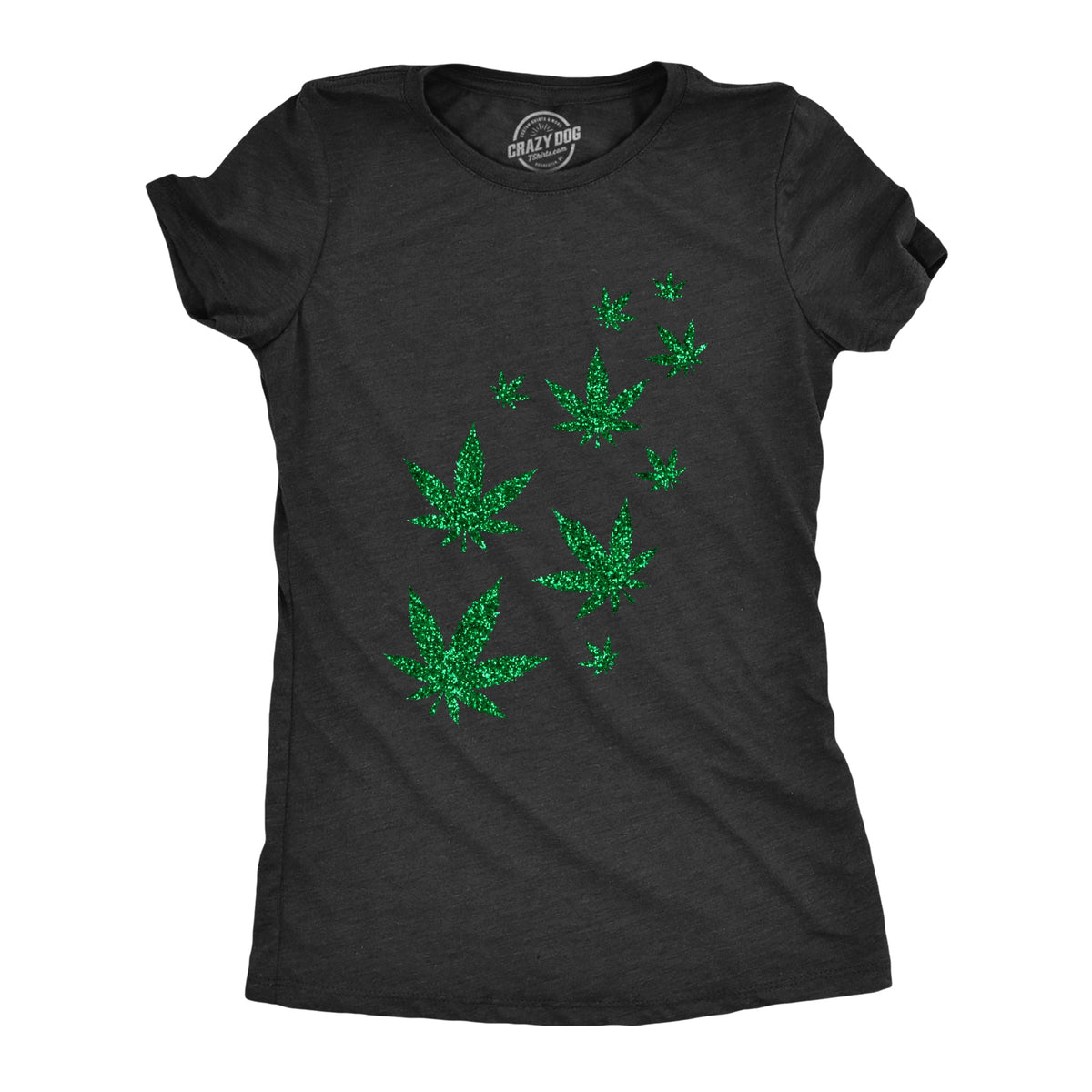 Glitter Pot Leaves Women's T Shirt product image 1