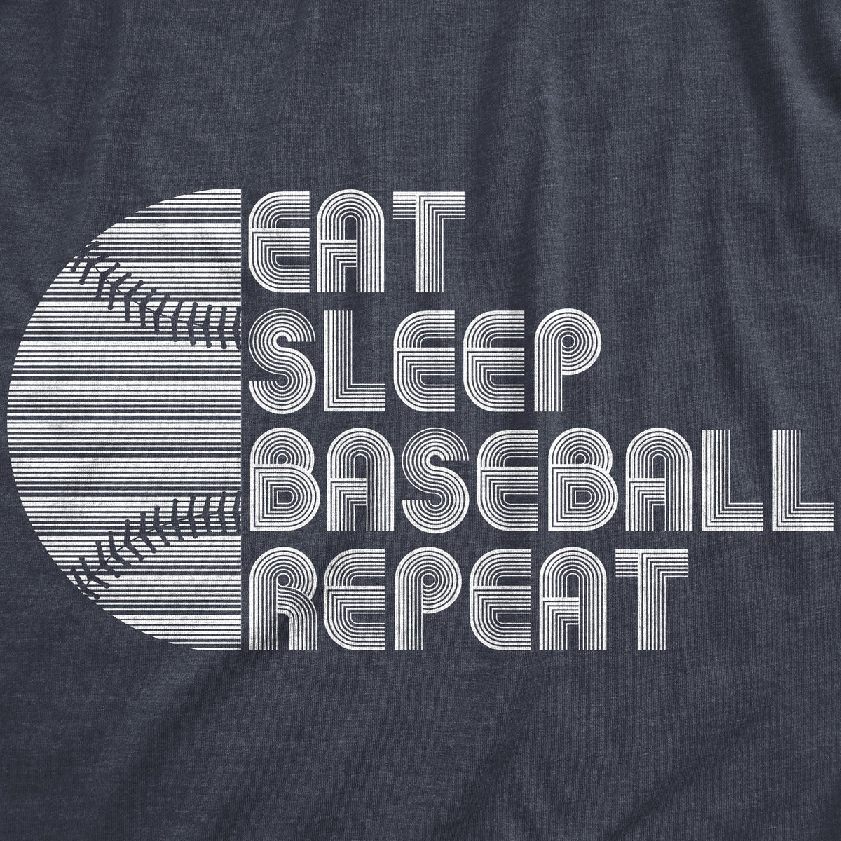 Eat Sleep Baseball Repeat Men's T Shirt product image 3