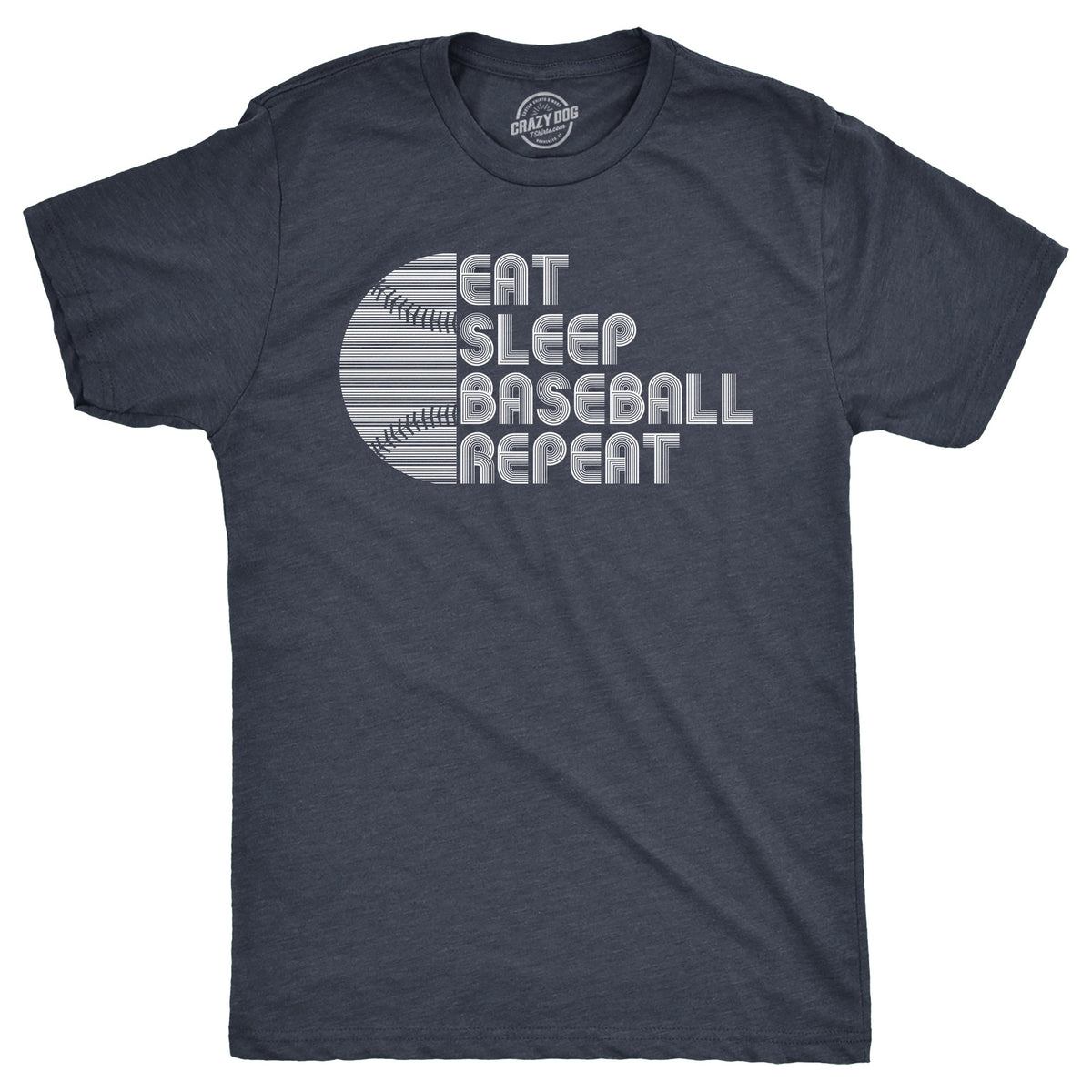 Eat Sleep Baseball Repeat Men's T Shirt product image 1