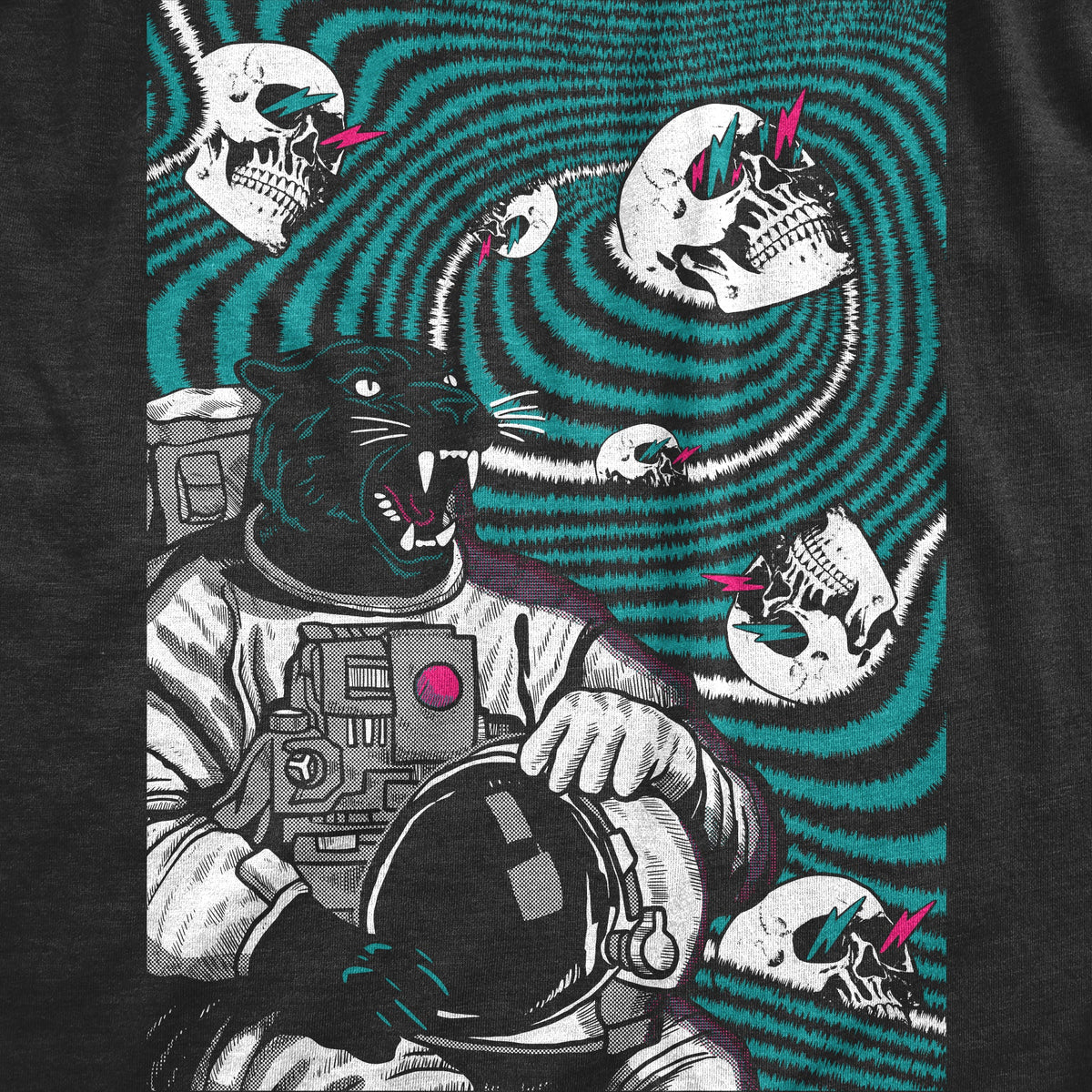 Panther Astronaut Men's T Shirt product image 3