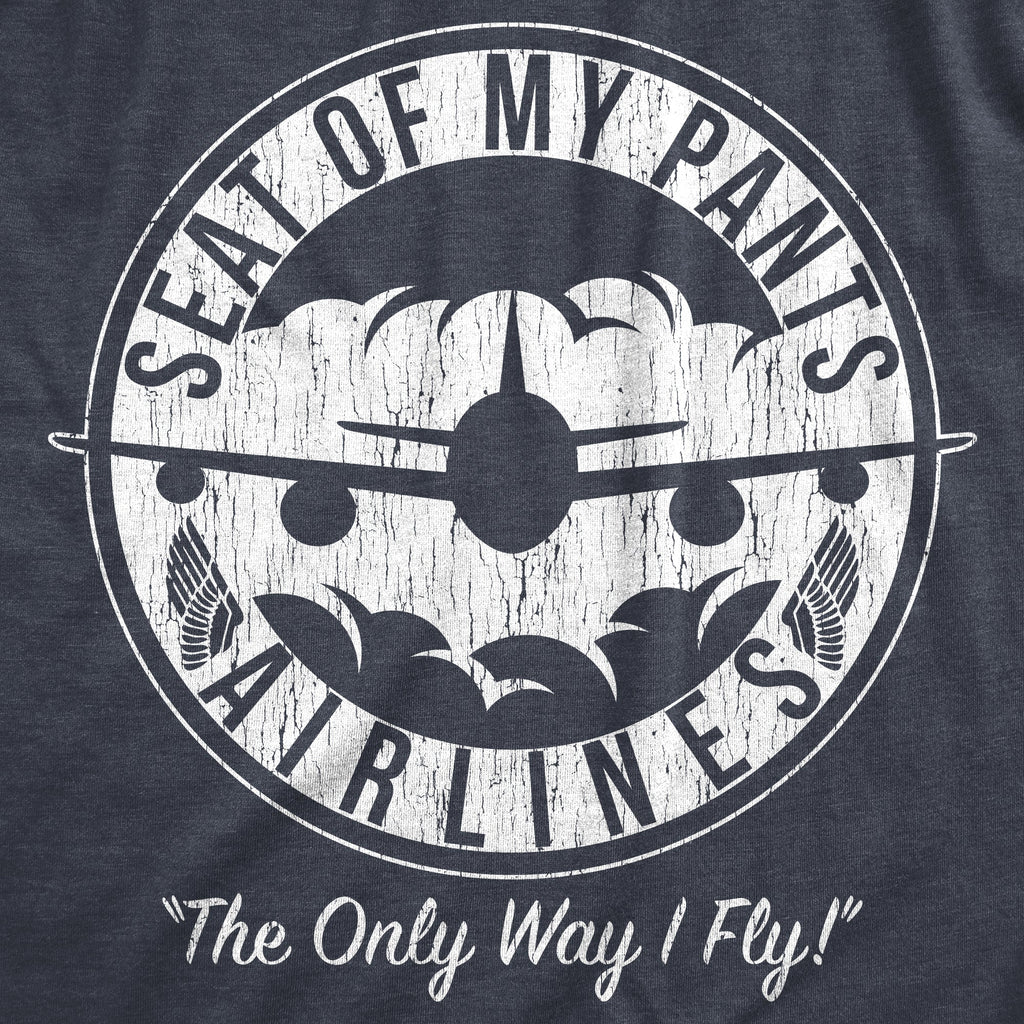Seat Of My Pants Airlines Men's T Shirt product image 2
