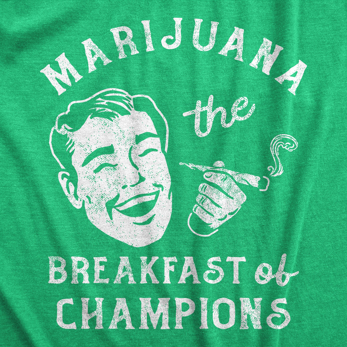 Marijuana The Breakfast Of Champions Men's T Shirt product image 3