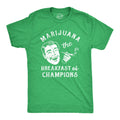 Marijuana The Breakfast Of Champions Men's T Shirt product image 1