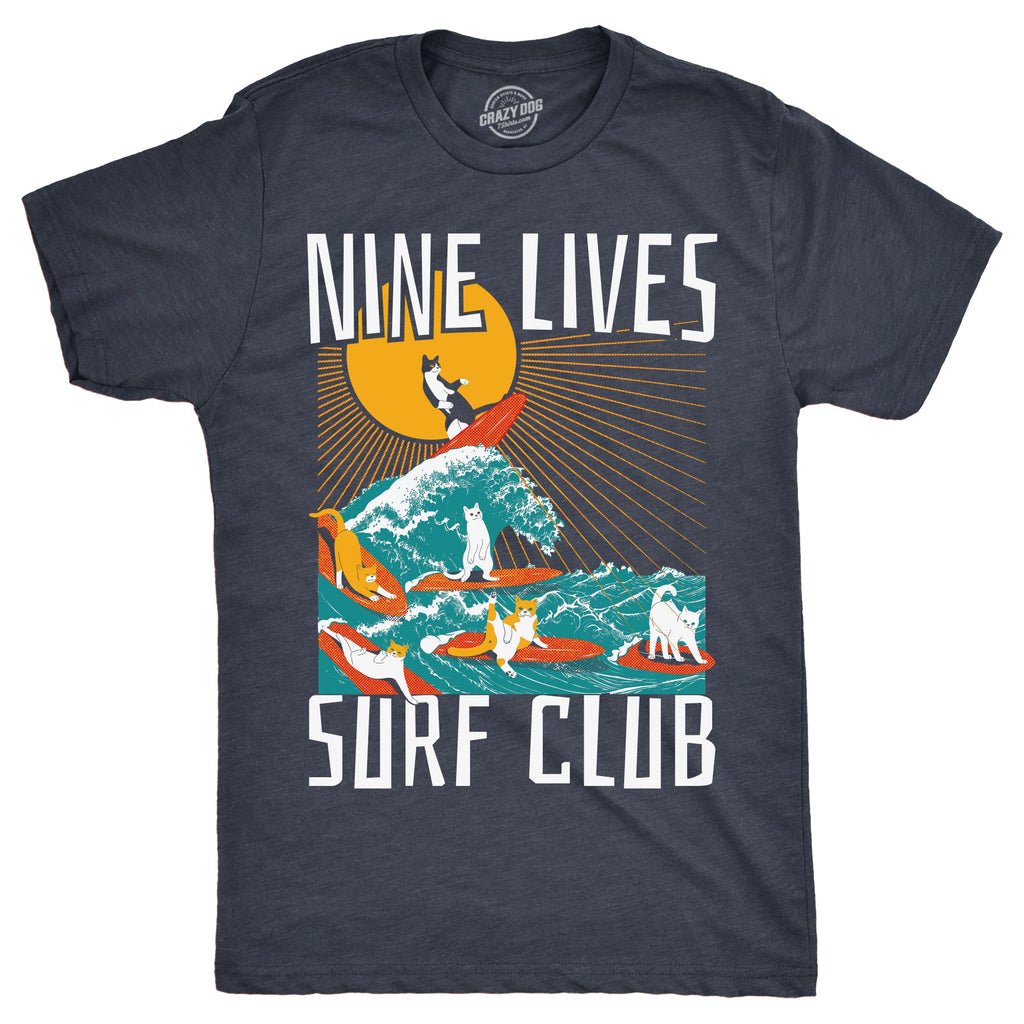 Nine Lives Surf Club Men's T Shirt product image 1