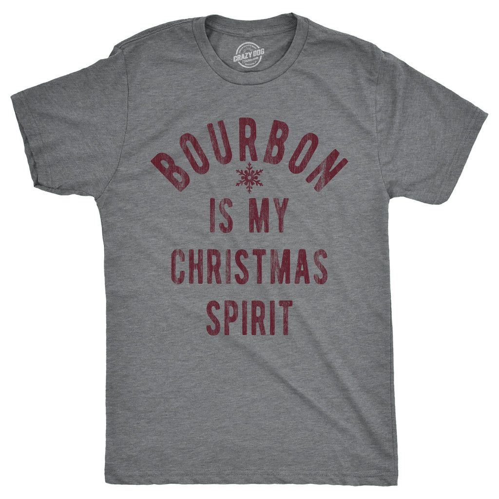 Bourbon Is My Christmas Spirit Men's T Shirt product image 1