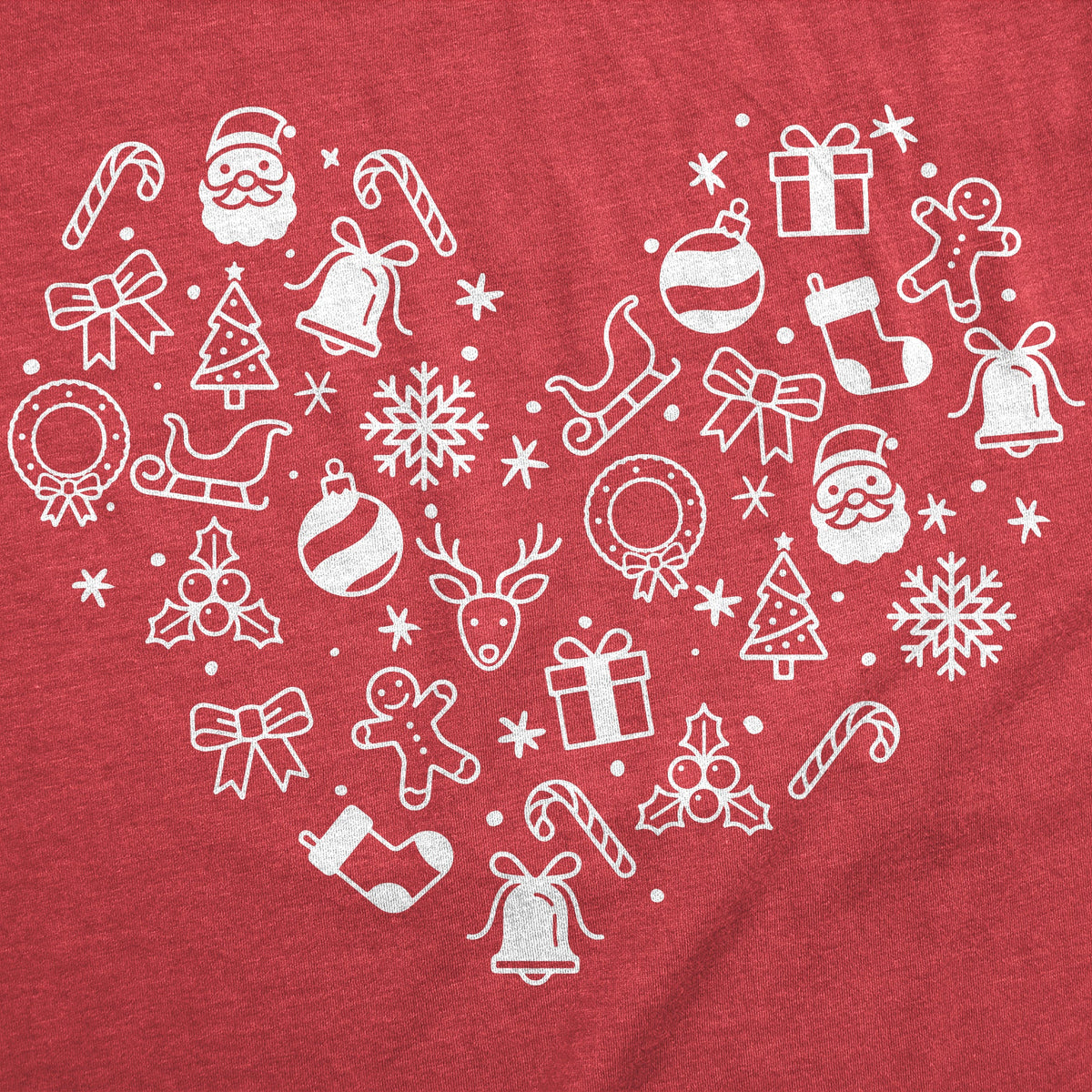 Christmas Heart Women's T Shirt product image 2