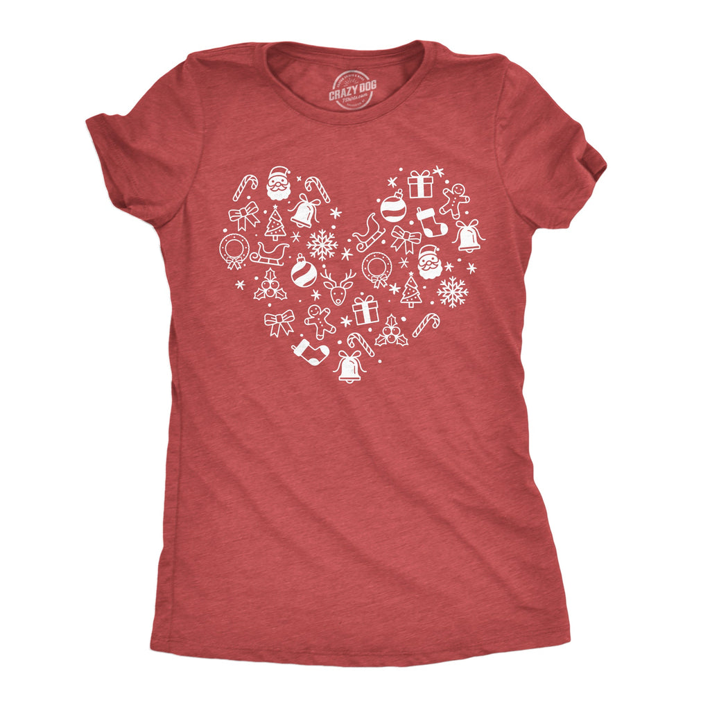 Christmas Heart Women's T Shirt product image 1