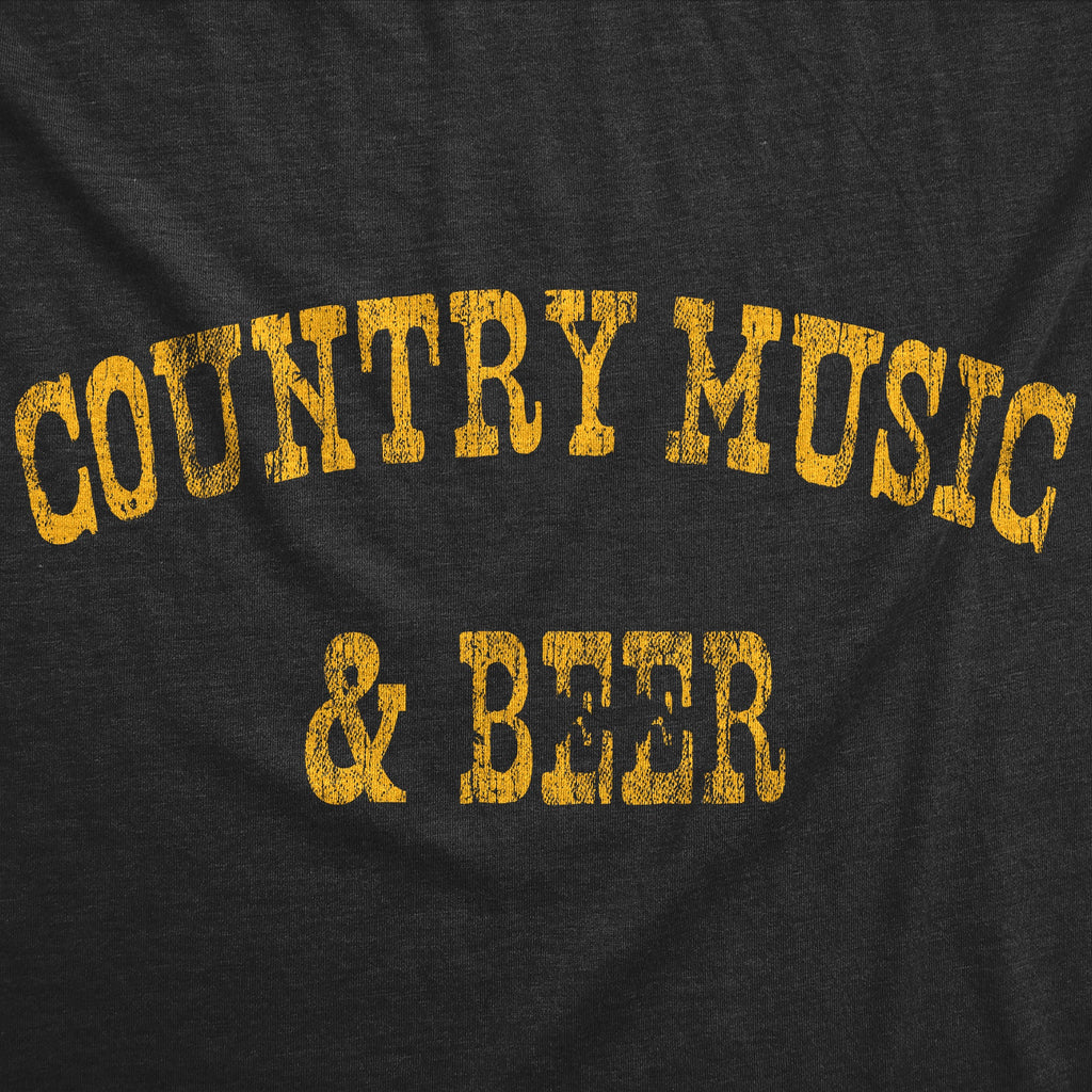 Country Music And Beer Men's T Shirt product image 3