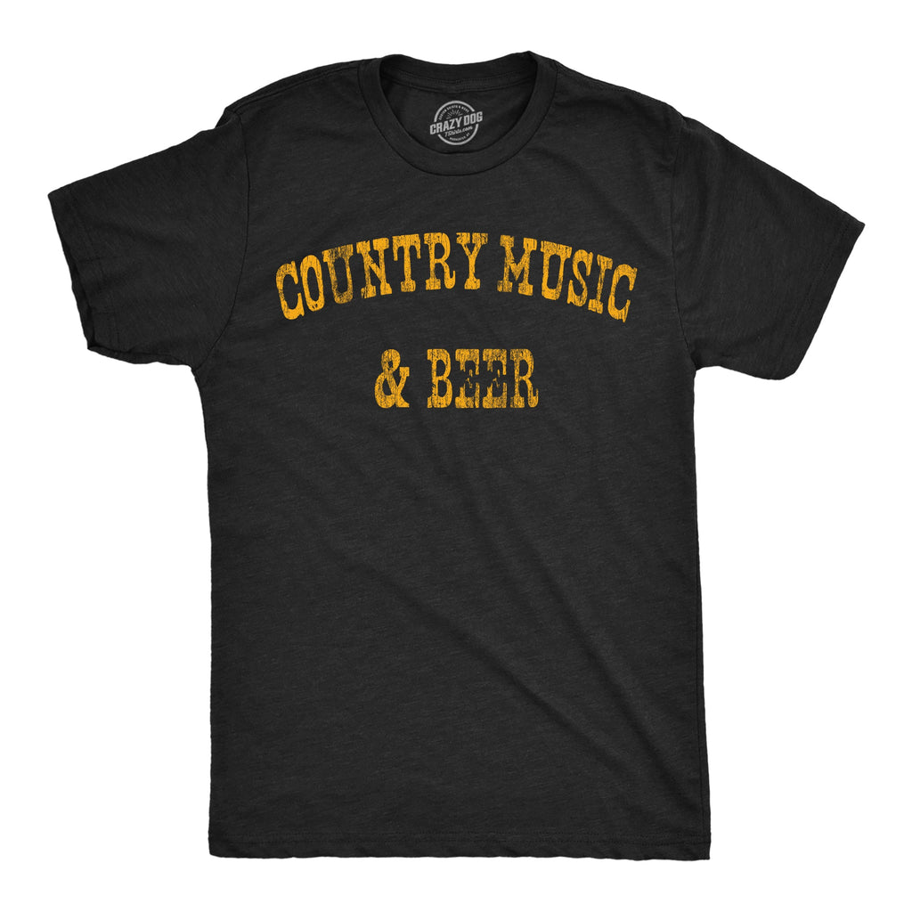 Country Music And Beer Men's T Shirt product image 1