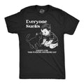 Everyone Sucks Except For This Fucking Awesome Cat Men's T product image 1