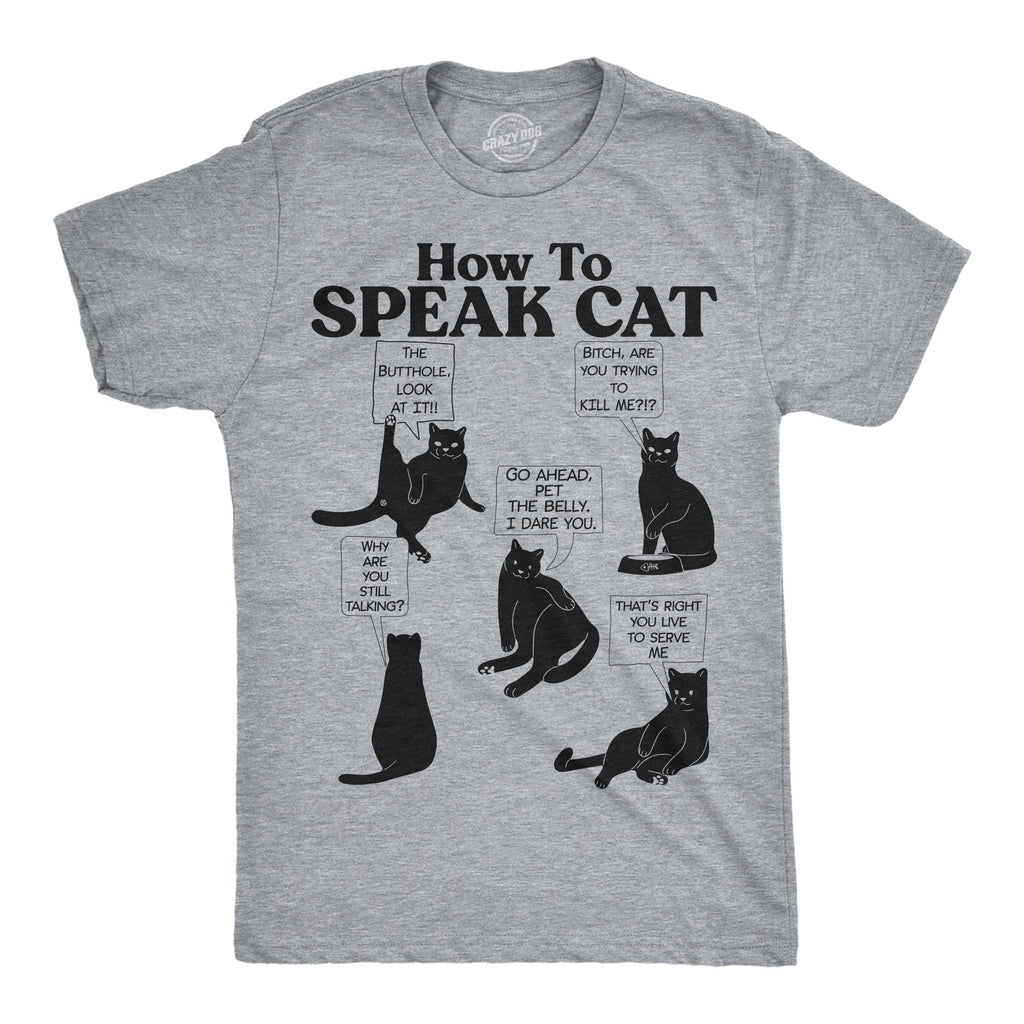 How To Speak Cat Men's T Shirt product image 1