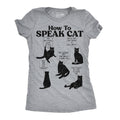 How To Speak Cat Women's T Shirt product image 1