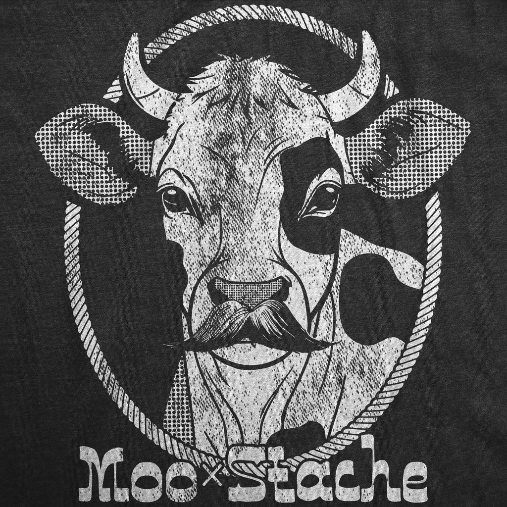 Moo Stache Men's T Shirt product image 3