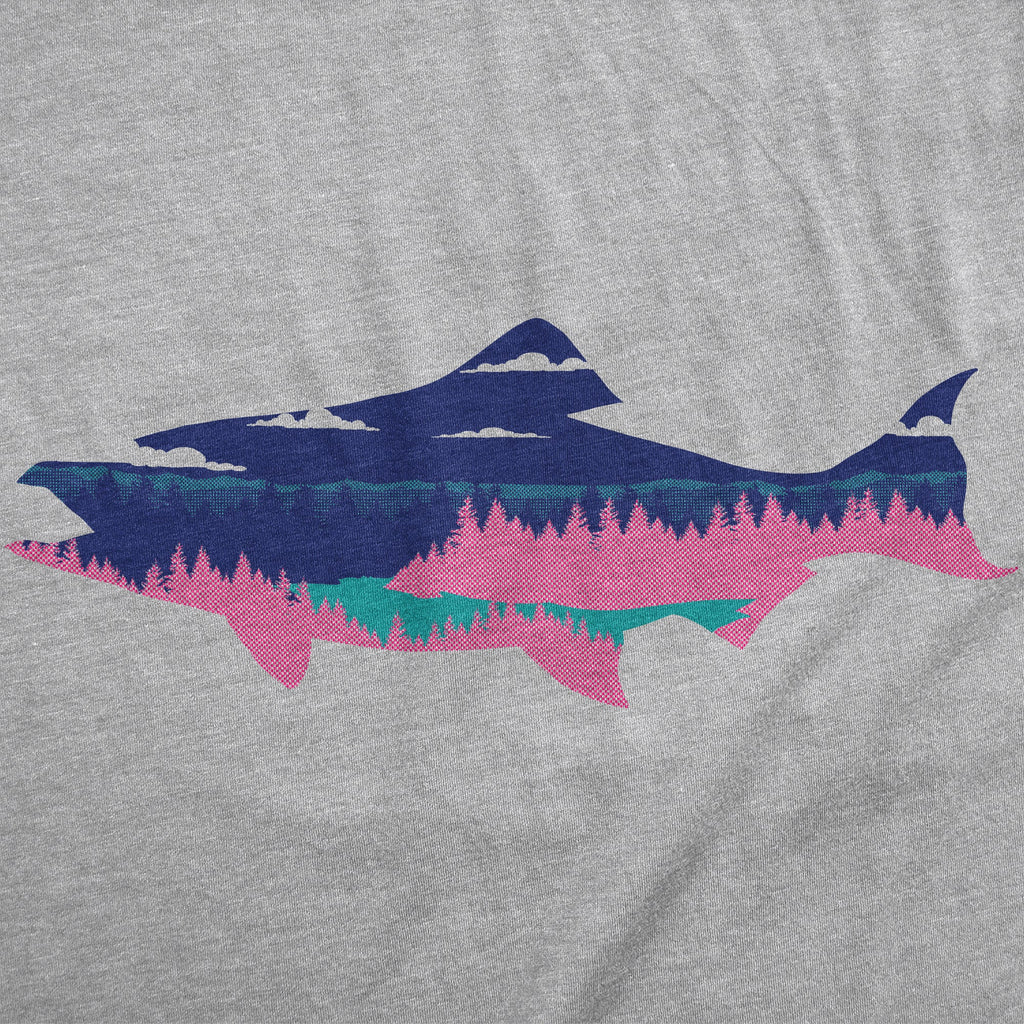 Salmon Landscape Men's T Shirt product image 3