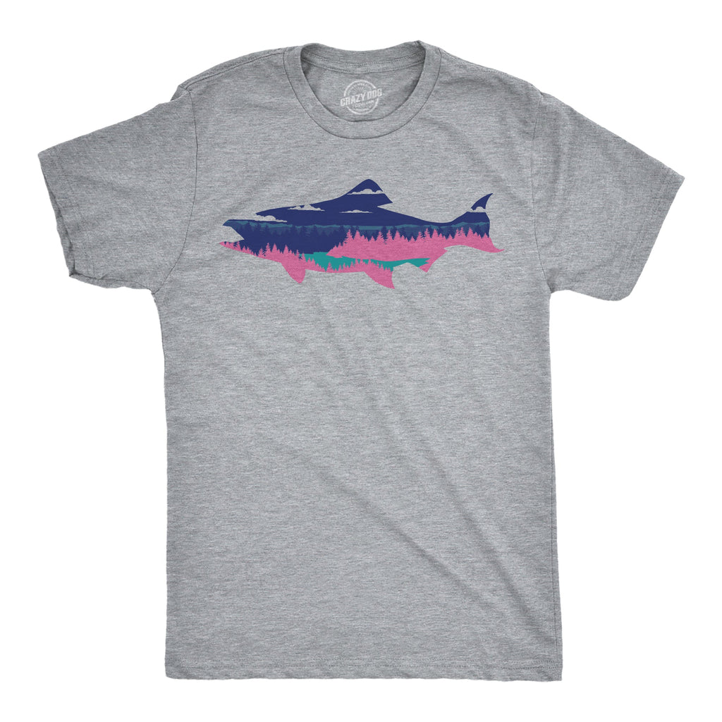 Salmon Landscape Men's T Shirt product image 1