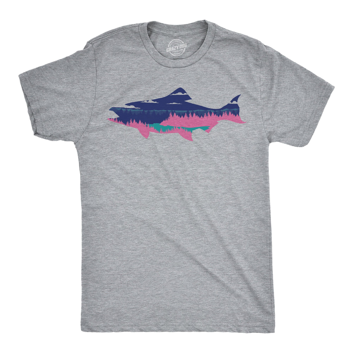 Salmon Landscape Men's T Shirt product image 1