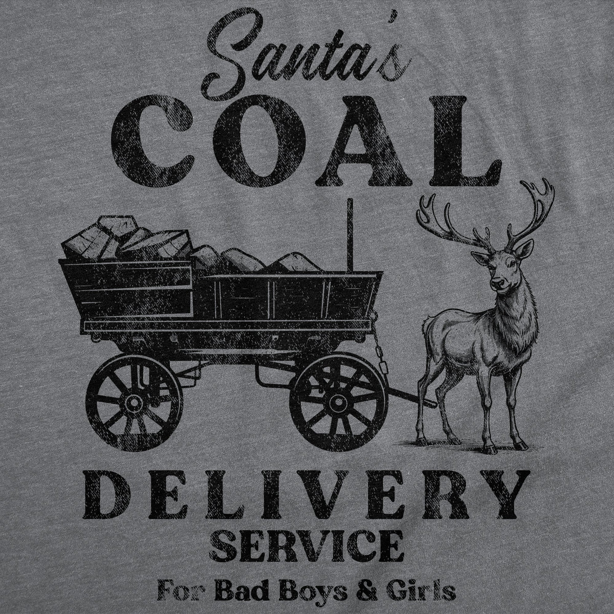 Santas Coal Delivery Service Men's T Shirt product image 2