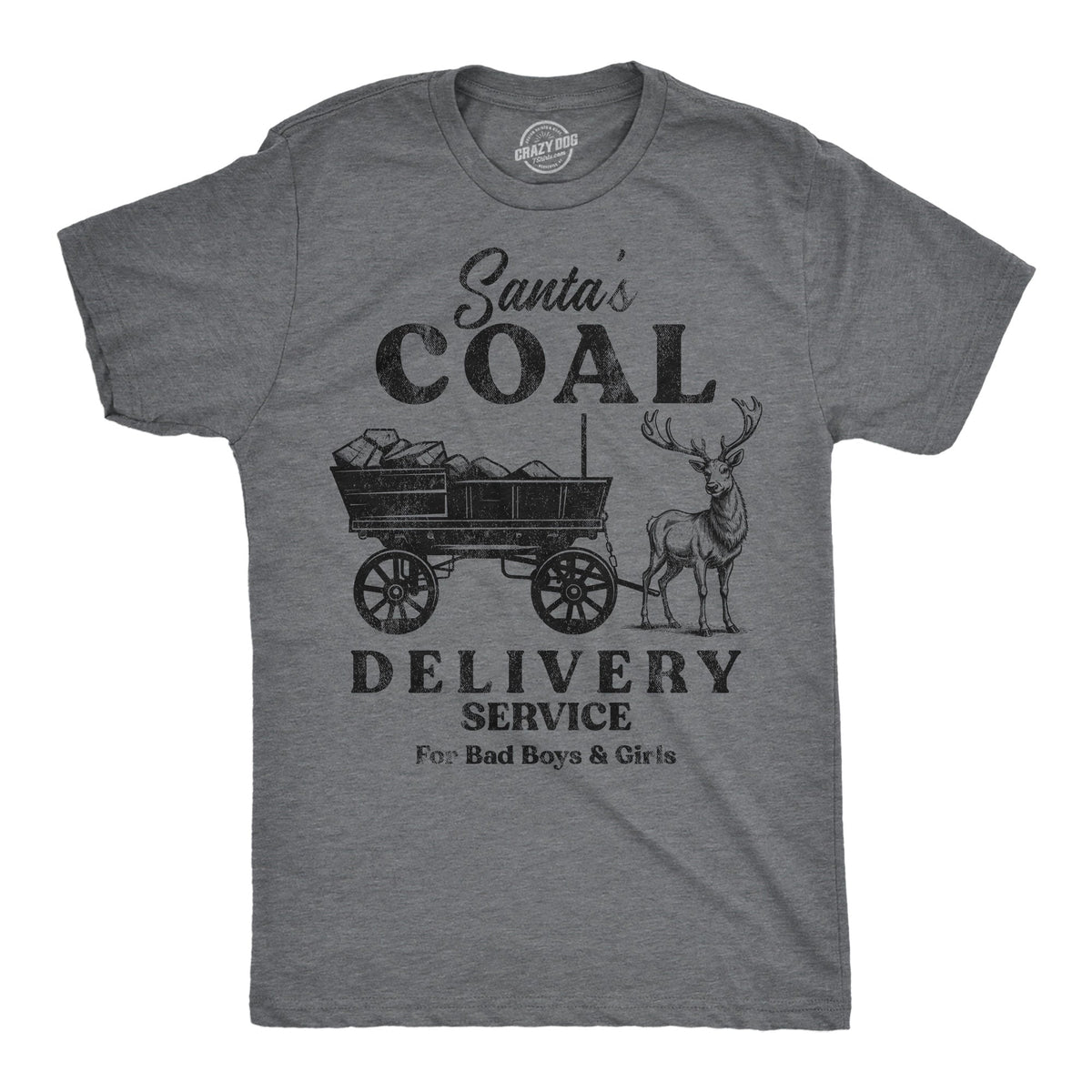 Santas Coal Delivery Service Men's T Shirt product image 1