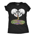 Skull Rainbow Puddle Women's T Shirt product image 1