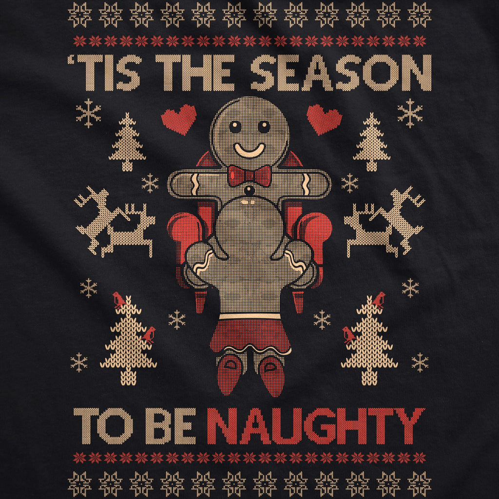 Tis The Season To Be Naughty Crew Neck Sweatshirt product image 2