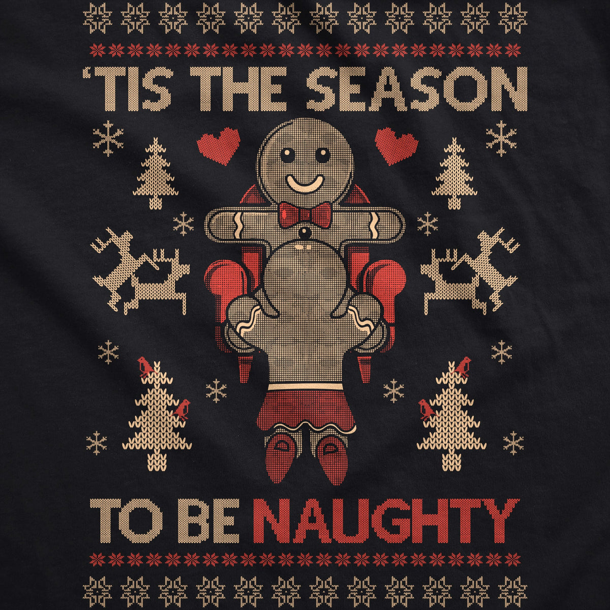 Tis The Season To Be Naughty Crew Neck Sweatshirt product image 2