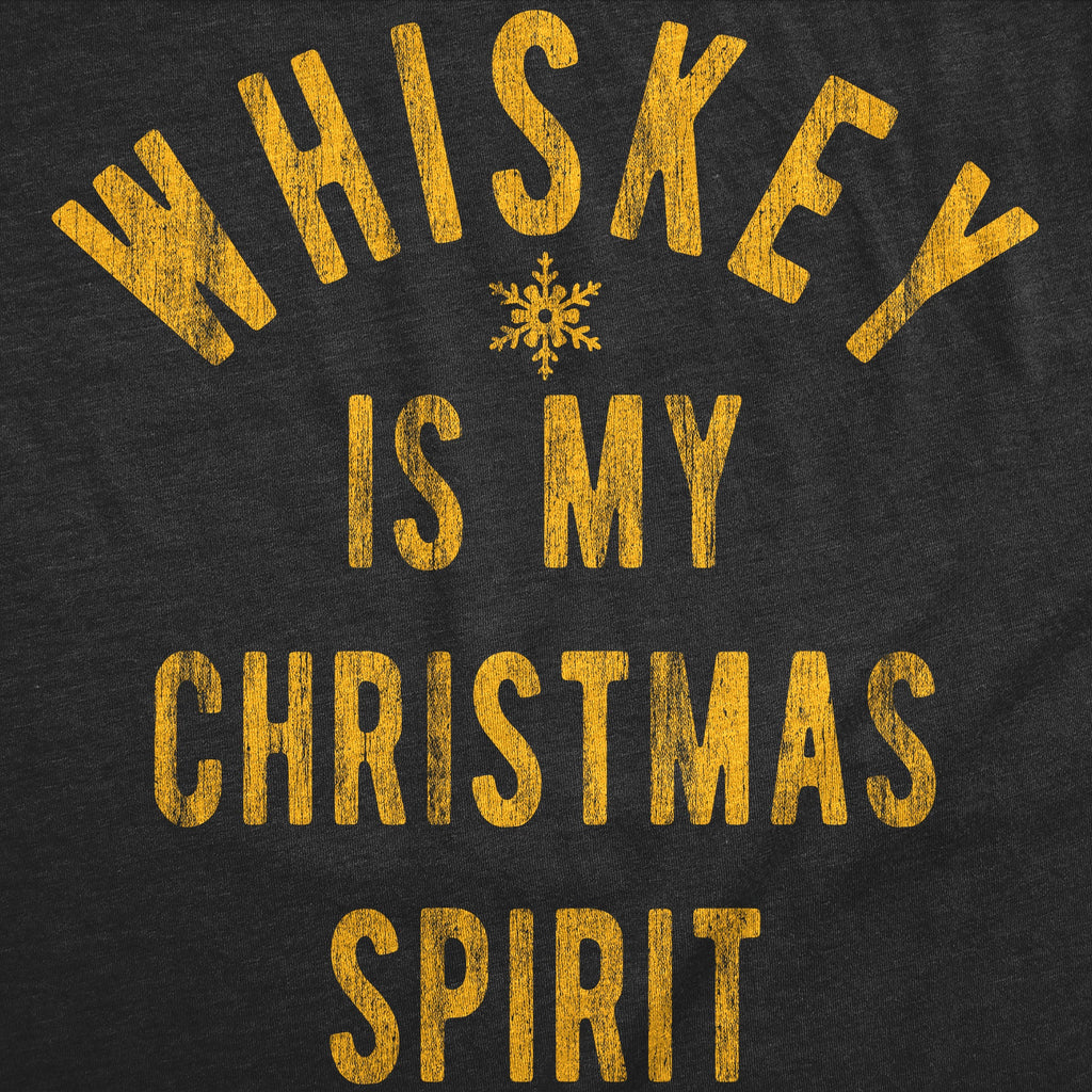 Whiskey Is My Christmas Spirit Men's T Shirt product image 3