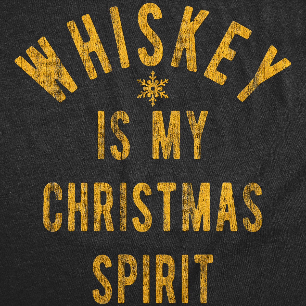 Whiskey Is My Christmas Spirit Men's T Shirt product image 3