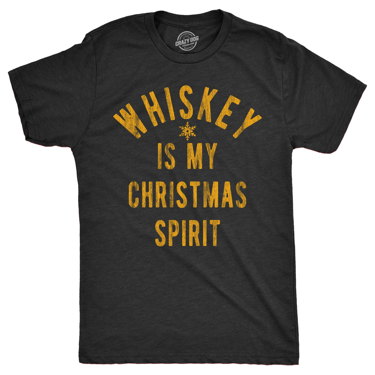 Whiskey Is My Christmas Spirit Men's T Shirt product image 1