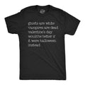 Valentines Day Halloween Poem Men's T Shirt product image 1