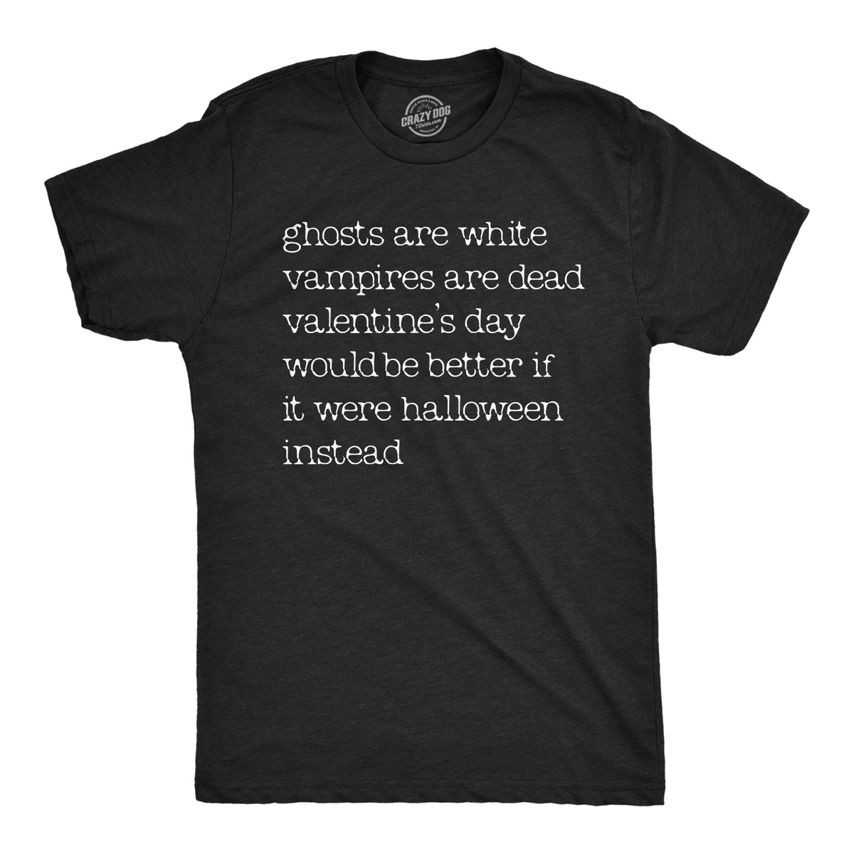 Valentines Day Halloween Poem Men's T Shirt product image 1