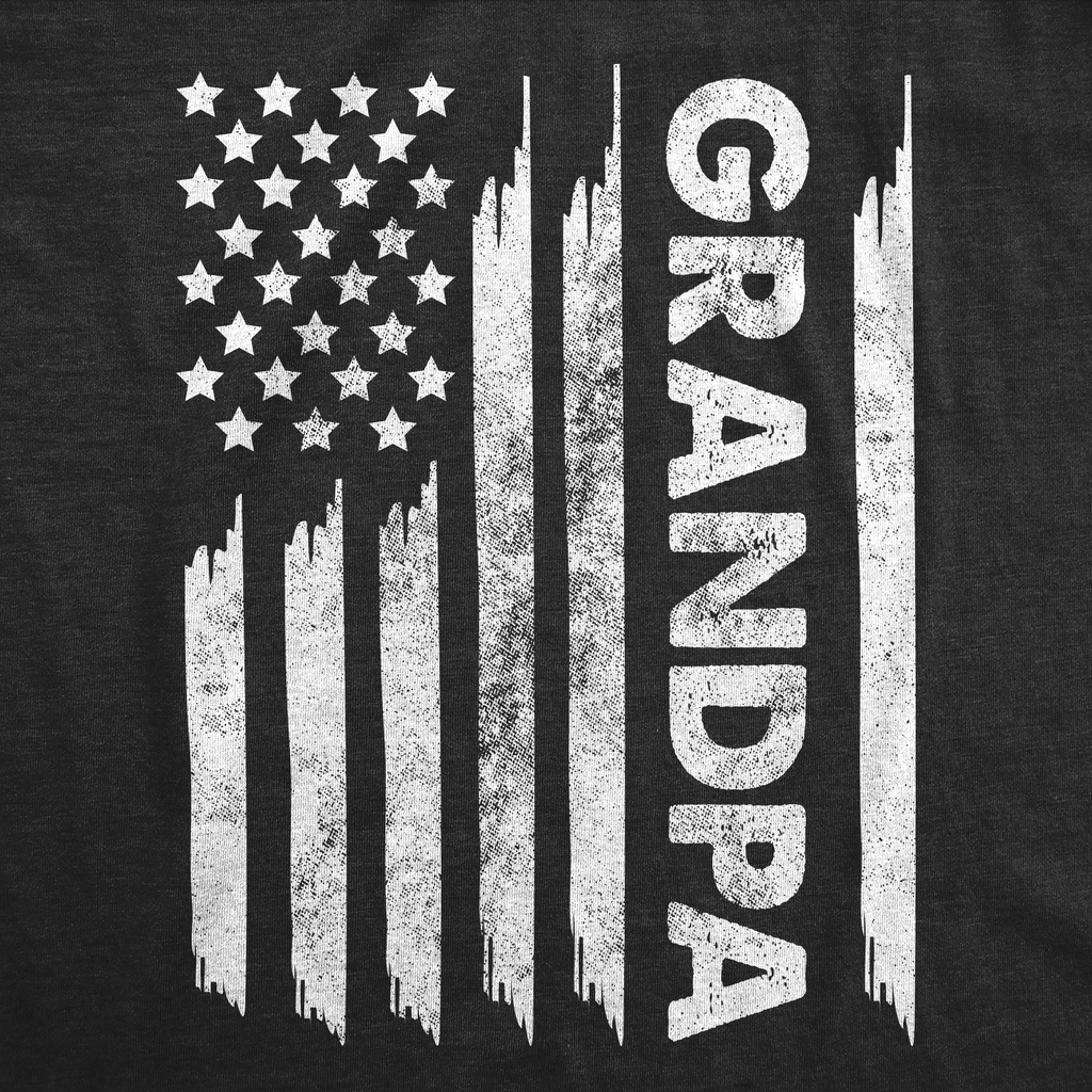 American Flag Grandpa Men's T Shirt product image 3