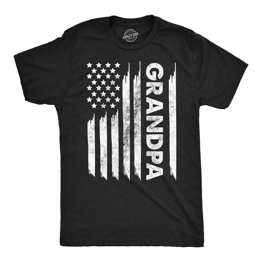 American Flag Grandpa Men's T Shirt product image 1