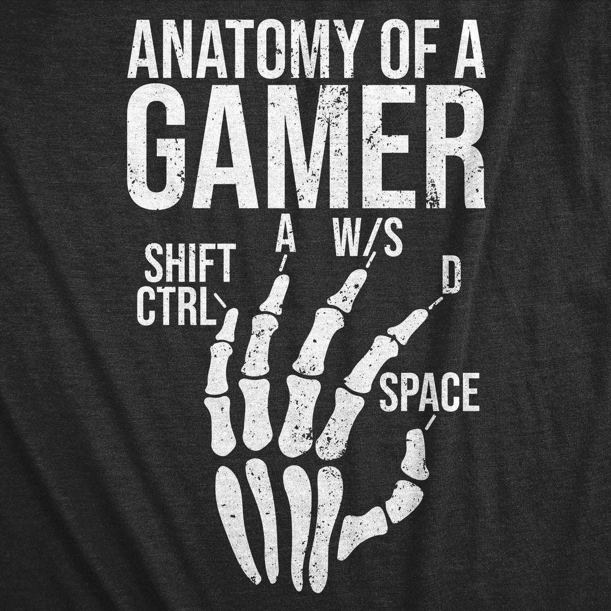 Anatomy Of A Gamer Men's T Shirt product image 2