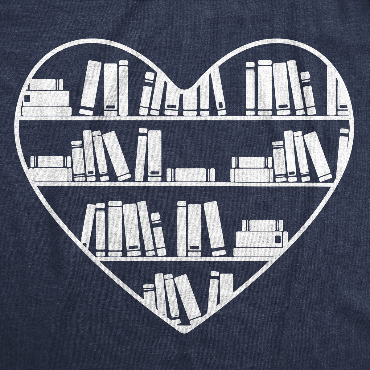 Bookshelf Heart Men's T Shirt product image 2