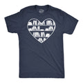 Bookshelf Heart Men's T Shirt product image 1