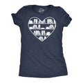 Bookshelf Heart Women's T Shirt product image 1