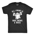 All I Want Is Boos Brews And Booze Men's T Shirt product image 1