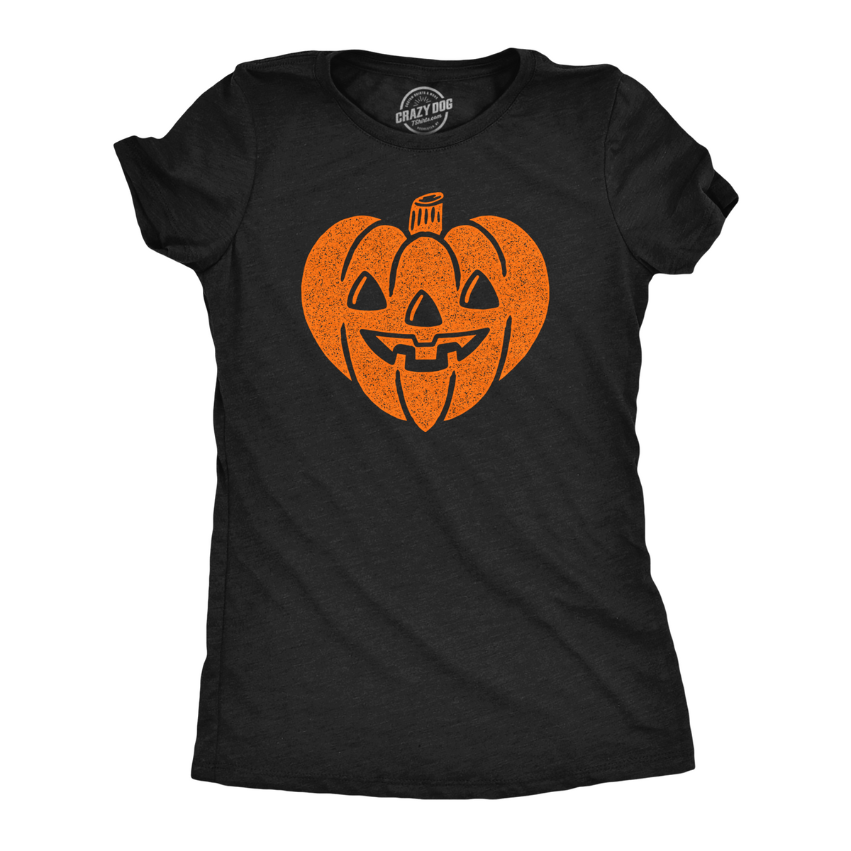 Carved Pumpkin Heart Women's T Shirt product image 1