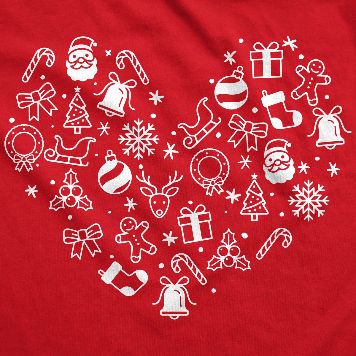 Christmas Heart Crew Neck Sweatshirt product image 2