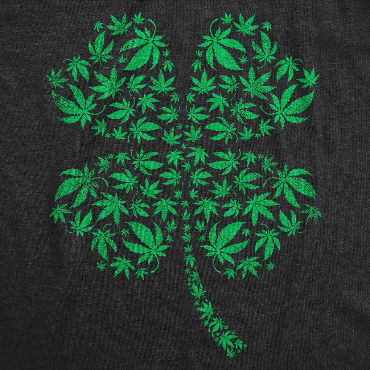 Clover Made Of Pot Leaves Women's T Shirt product image 3